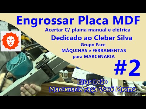 Vídeo: Você pode aplainar a placa de mdf?