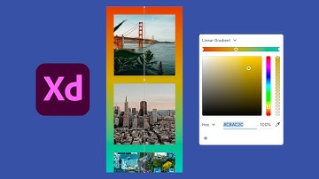 How to add gradients in Adobe XD