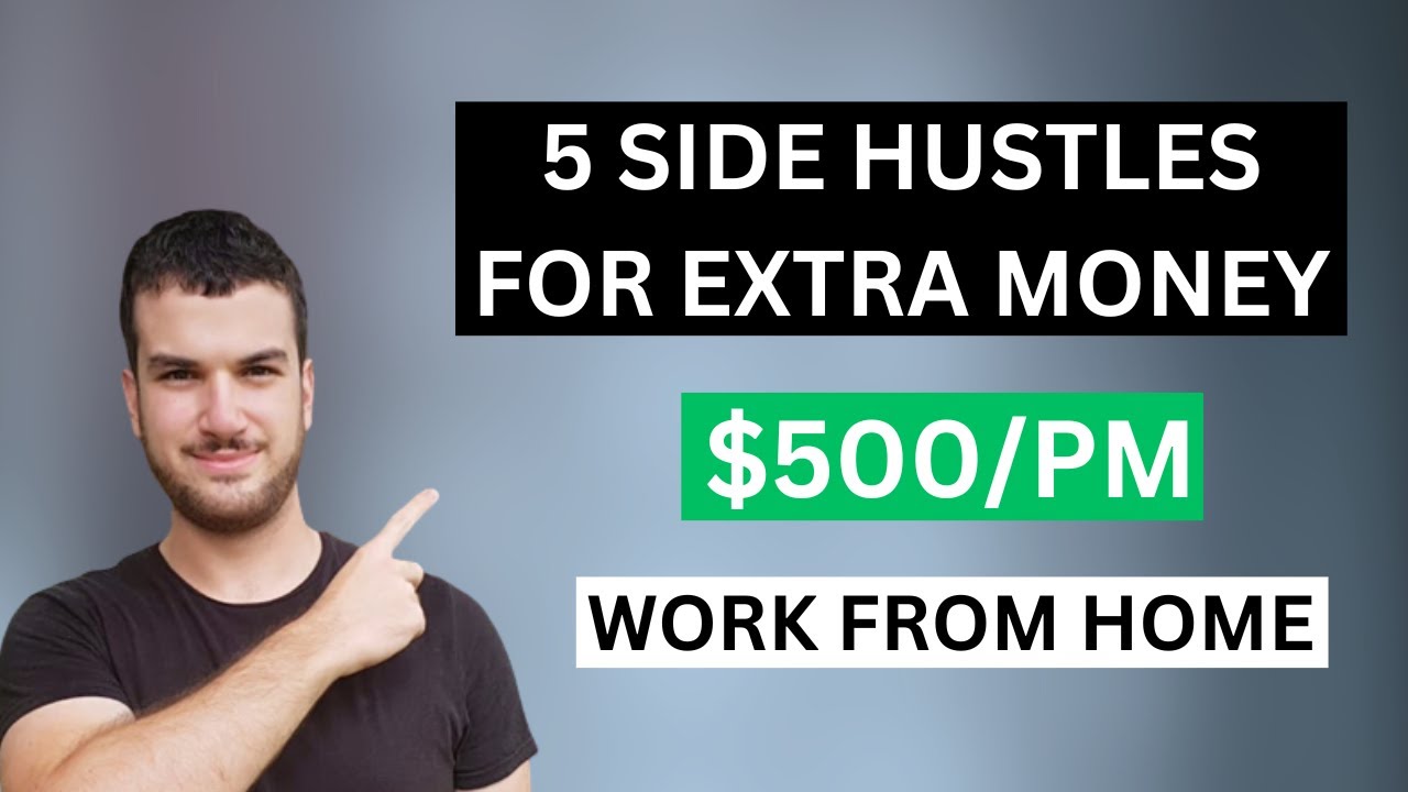 5 Side Hustles For Extra Money You Can Do From Home - Make Money Online ...