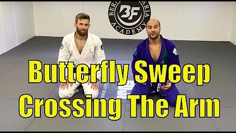 Butterfly Sweep Crossing The Arm by Adam Wardziski