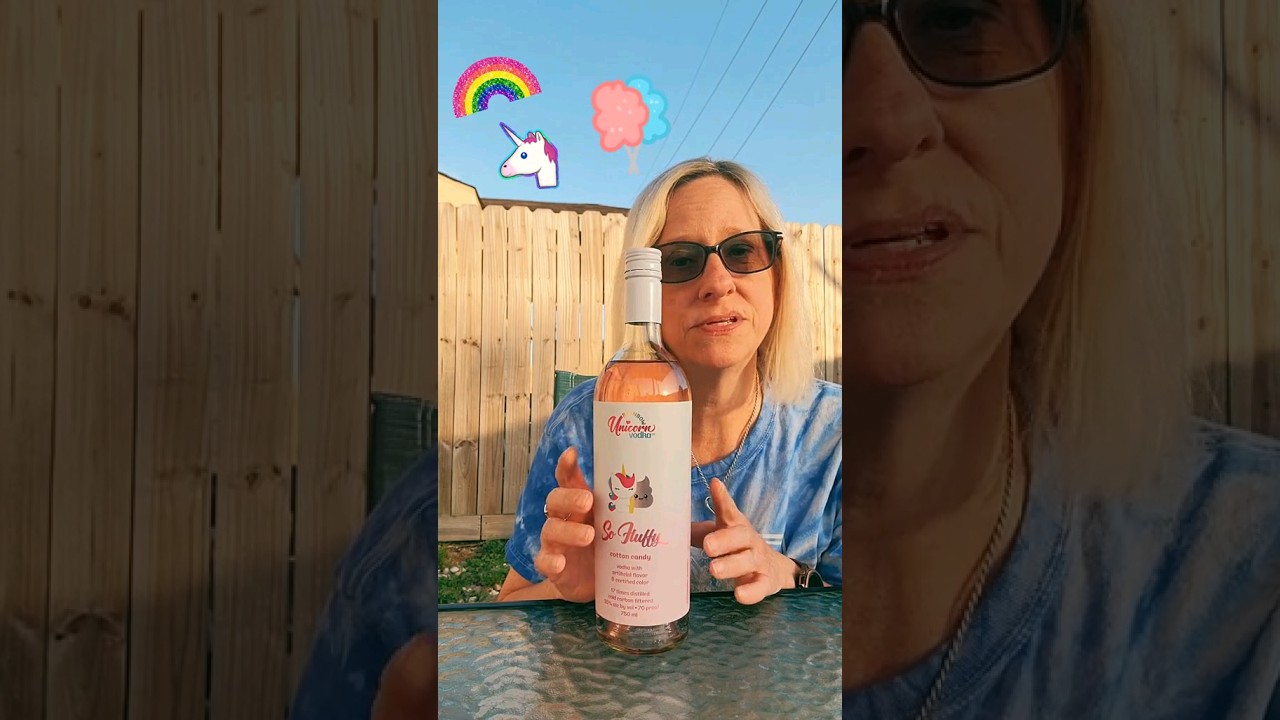 Rainbow Unicorn Cotton Candy Vodka  