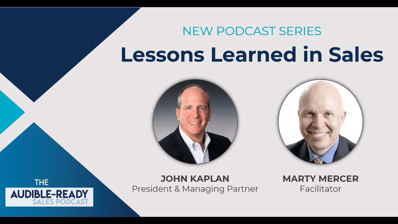 Lessons Learned in Sales W/ Marty Mercer