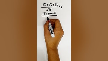 Nice Square root Math Simplification Olympiad Algebra solution#maths #squareroot #shorts