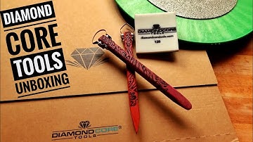 Diamond core tools unboxing