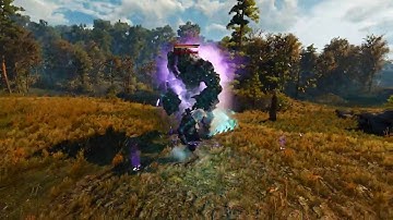 ► The Witcher 3 // Witcher 3 Enhanced Edition mod // Earth Elemental fight