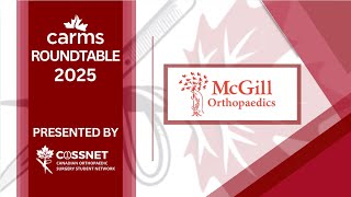 McGill Ortho COSSNET Roundtable '24