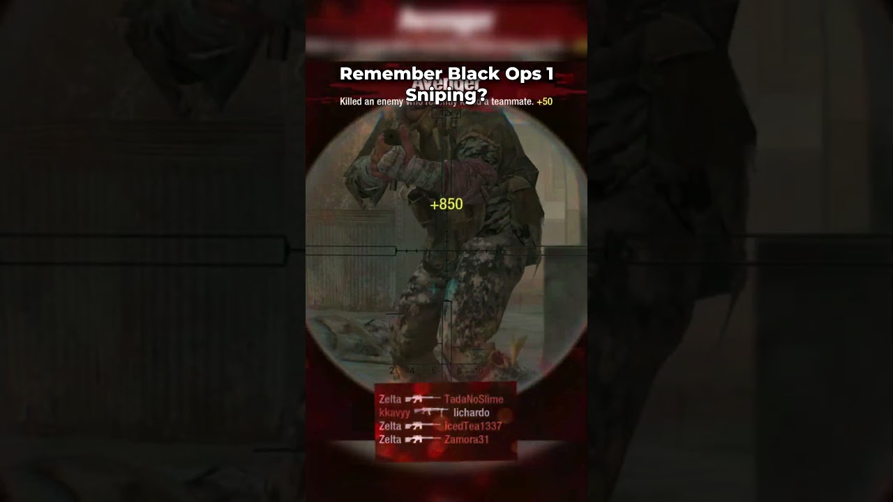 When sniping in Cod was hard.. #callofduty #nostalgia