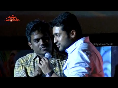 Surya Sings "Ek Do Teen" Song On stage @ Anjaan Audio Launch