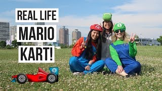 REAL LIFE MARIO KART IN TOKYO & Harajuku's GIANT Cotton Candy! // JAPAN VLOG #8