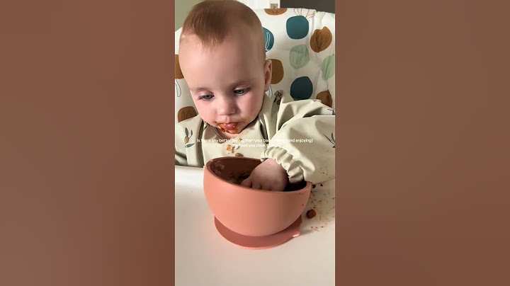 It's nice to finally be starting to enjoy weaning 🤍 babies view 🐣 #babiesview