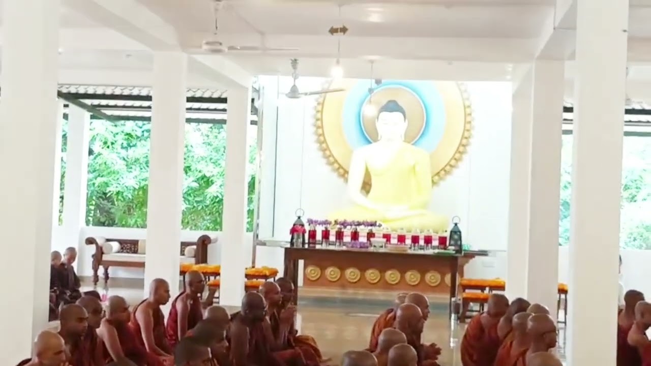 Sayadaw U Kuṇḍadhāna in Sri Lanka