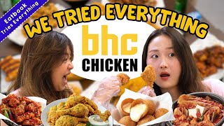 We Tried Everything At The Famous Korean BHC Chicken! | Eatbook Tries Everything | EP 26