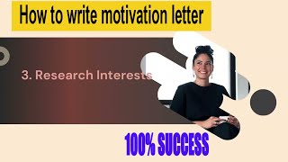 How to write motivation letter for #scholarship|#motivation letter