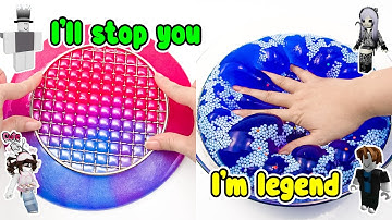 Skeleton Roasting Cringe Roblox Slime Stories | Bacon Became a Legend After Facing the Admin