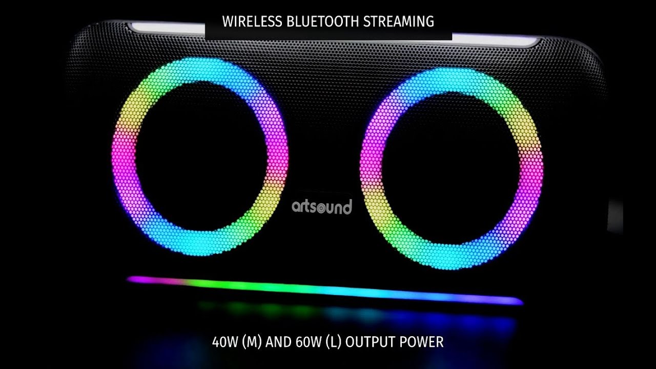 Audiocore AC730 Draagbare bluetooth luidspreker Draadloos 11W Uitgangsvermogen/ Radio / SD / MMC / Aux-in / USB / Verlichting / Afstandsbediening / Handvat