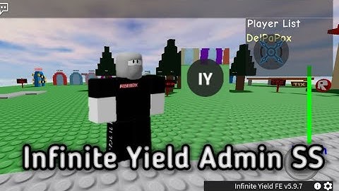 Roblox script showcase #19 | Infinite Yield SS Admin