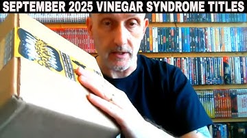 September 2025 Vinegar Syndrome Subscriber titles &  OOP pick ups