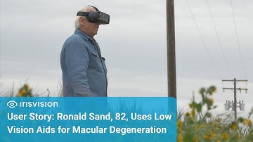 User Story: Ronald Sand, 82, Uses Low Vision Aids for Macular Degeneration