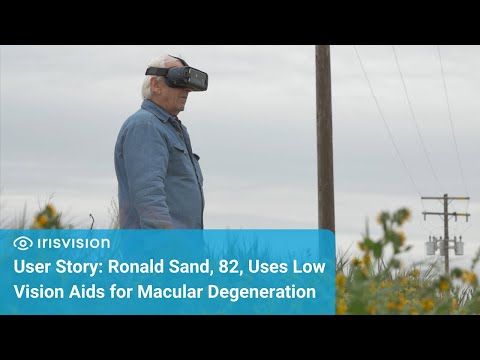User Story: Ronald Sand, 82, Uses Low Vision Aids for Macular Degeneration
