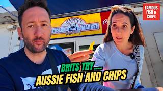 BRITS try FAMOUS AUSTRALIAN FISH AND CHIPS