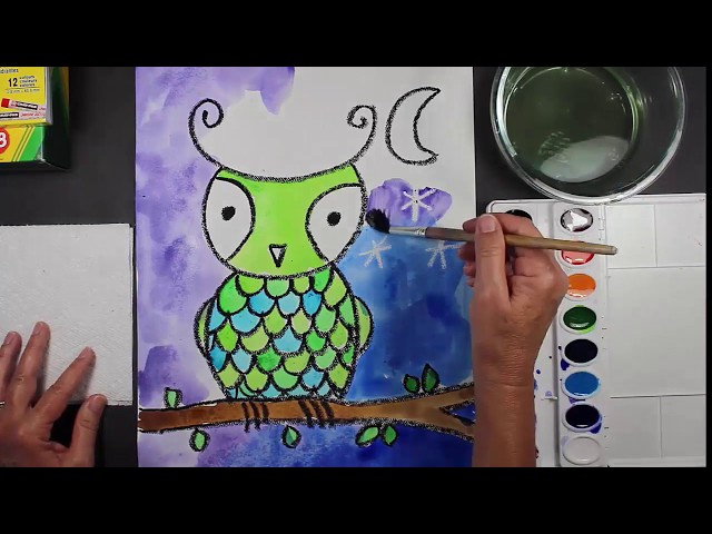Little Girl Drawing Watercolors Kids Art Stock Footage Video (100%  Royalty-free) 1070178745