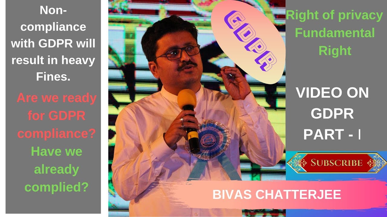 What is GDPR | GDPR Checklist | GDPR Fines |  GDPR Compliance (2019 India latest position) Part-I - YouTube