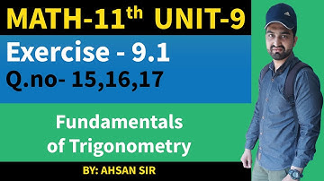 Class 11 math chapter 9 exercise 9.1 Q15, Q16, Q17