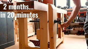 I Built a Fancy French Workbench... On a Budget (The Roubo)