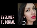 Eyeliner tutorial.