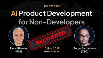 [Replay] AI Product Development for Non-Developers Webinar