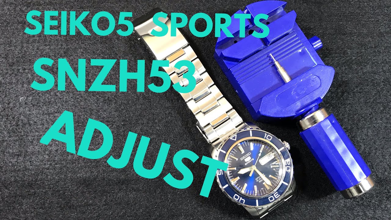 セイコー5 ベルト調整 Seiko5 Sports Snzh53 Adjust Youtube セイコー5 ベルト調整 Seiko5 Sports Snzh53 Adjust Youtube