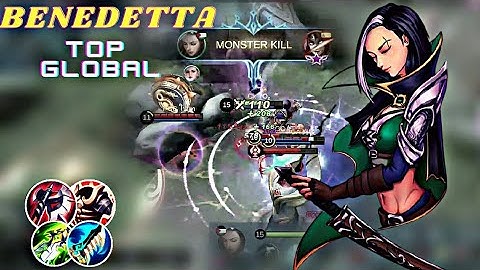 Benedetta %100 Broken Hero ! Best Build Benedetta - Top Global Benedetta By ⁸O₂ - MLBB Benedetta !