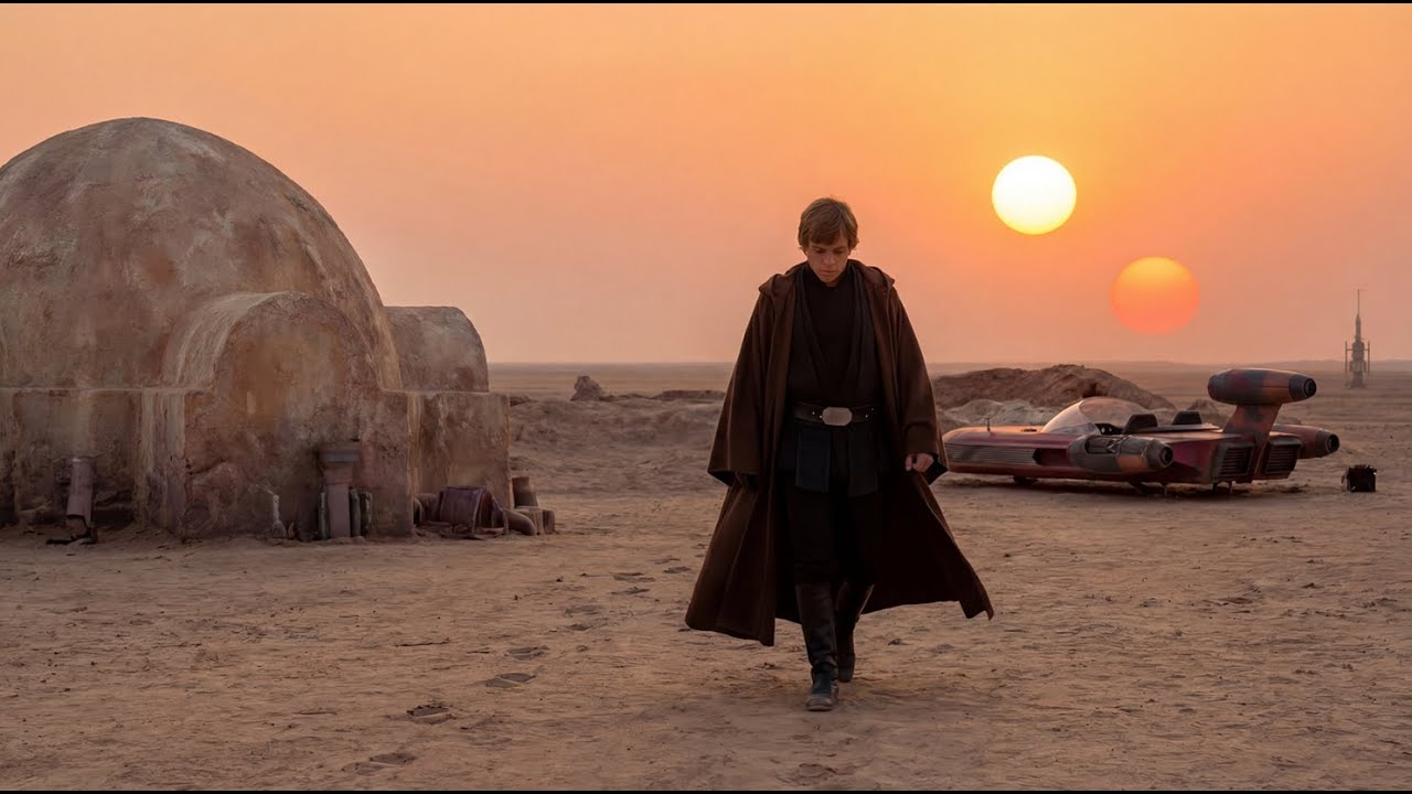 Люк разговаривает с Леей после «Возвращения джедая».