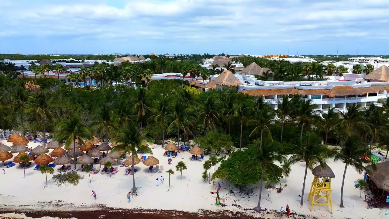 ⚠️Volando Drone DJI MINI 2 en Playa del Carmen🌴🏄‍♂️🌞