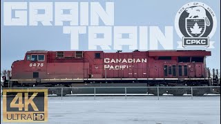 CPKC Railway: Grain Train in Motion