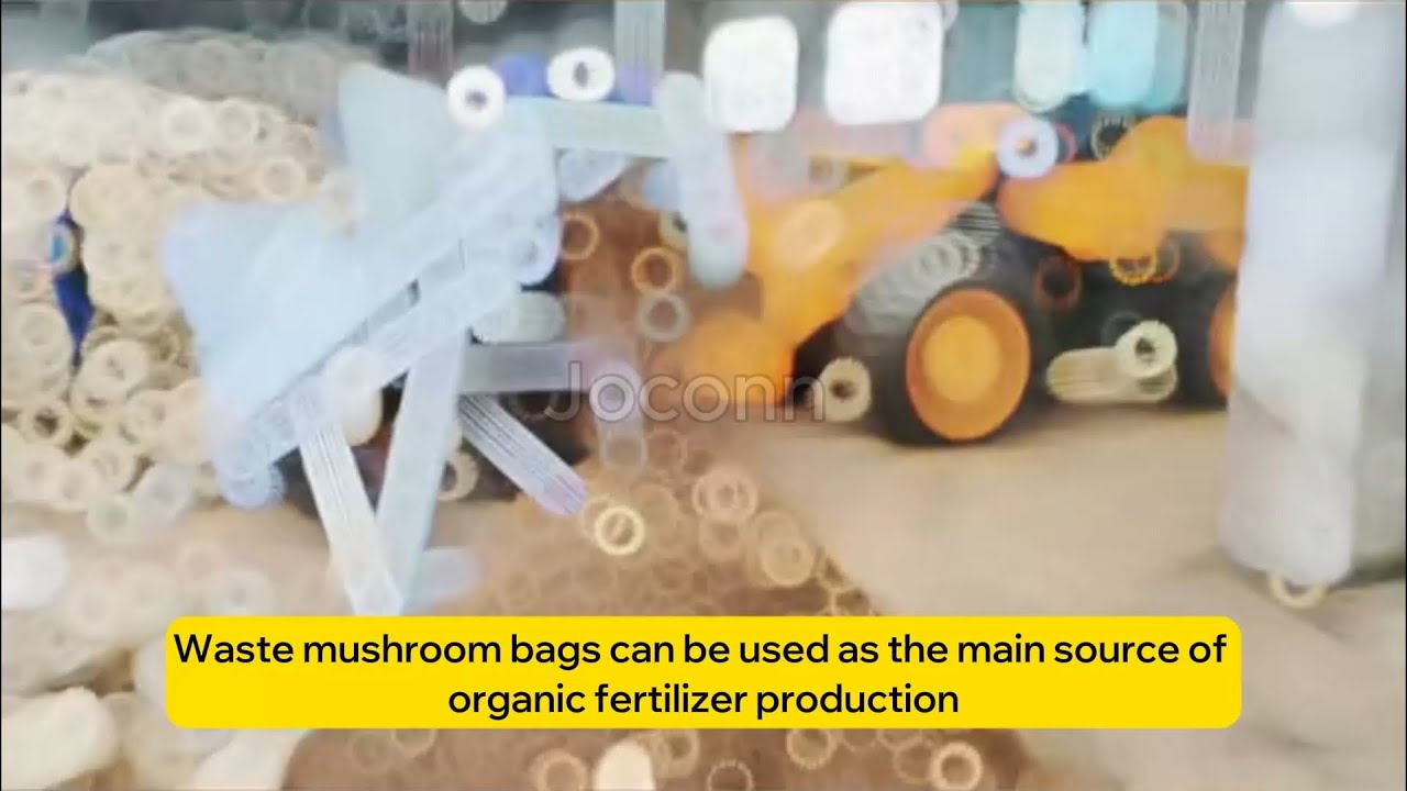 shiitake Mushroom bag crusher machine waste bag removing spawn bags peeling separating machine