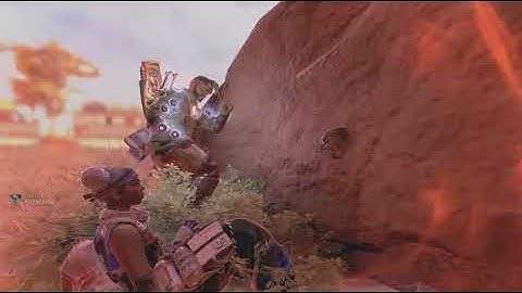 Mirage phases thru a rock to curbstomp me