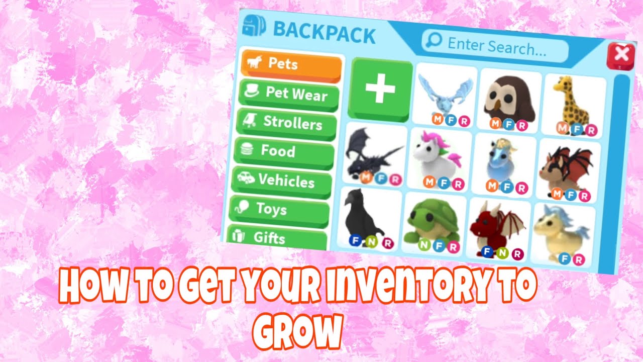 How to grow your inventory in adopt me and decorating my house - YouTube