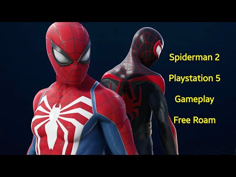 SPIDERMAN 2 Gameplay - Free City Roam | Playstation 5  #ps5 #ps6 #spiderman2 #spiderman2ps5 #gta6