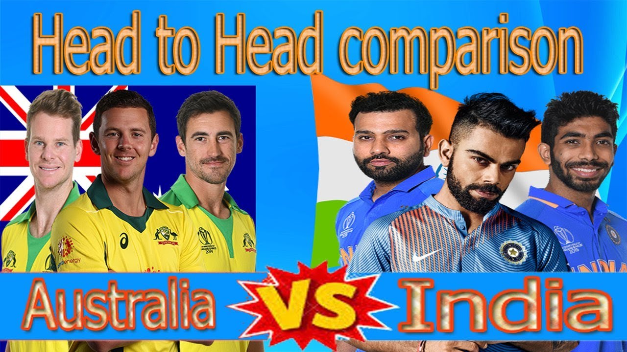 India vs Australia Team Comparison Test/ODI/T20 Batting Comparison