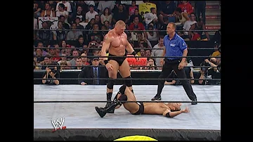 The Rock vs. Brock Lesnar – WWE Undisputed Championship Match: SummerSlam 2002