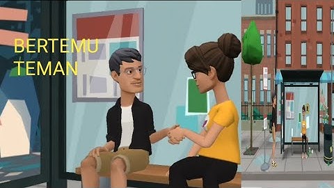 Animasi Plotagon || Bertemu Teman Yang Sudah Lama || Animasi 3D