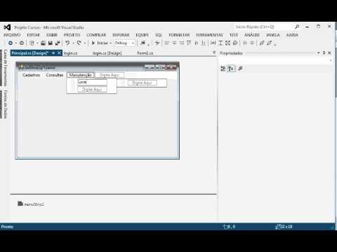 C# Avançado   Aula 05   Criando Menu