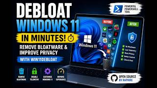 Debloat Windows 11 in Minutes! 🚀 Remove Bloatware & Improve Privacy with Win11Debloat