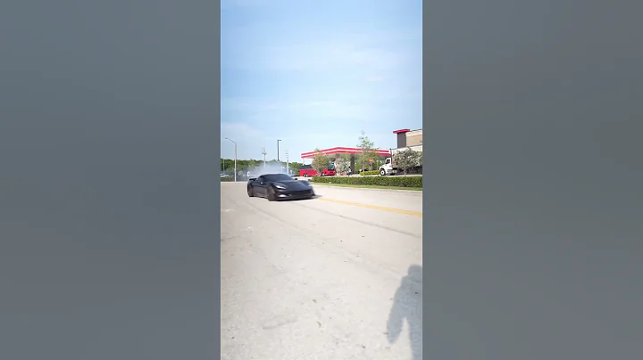 Corvette Drift on the Streets
