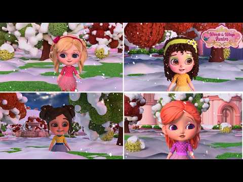 Let’s Build a Snowman ☃️| Princesses Snow Adventures | Kids Rhymes - Wands & Wings JR.