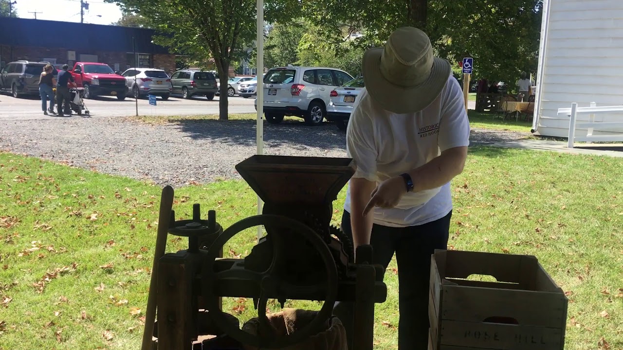 Cider Press Demonstration YouTube