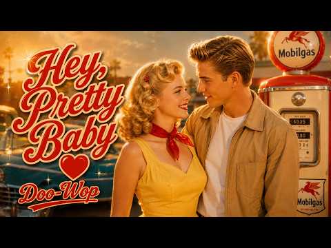 Hey, Pretty Baby ❤️ Lost Memories of 1956 | 1950s Americana Doo Wop Love Song