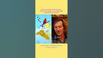 D&D Animated Side by Side: Most Unhinged Curse EVER! 🤣 #dnd #ttrpg #dnd5e