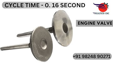 ENGINE VALVE - REALTECH CNC MACHINE VD-020